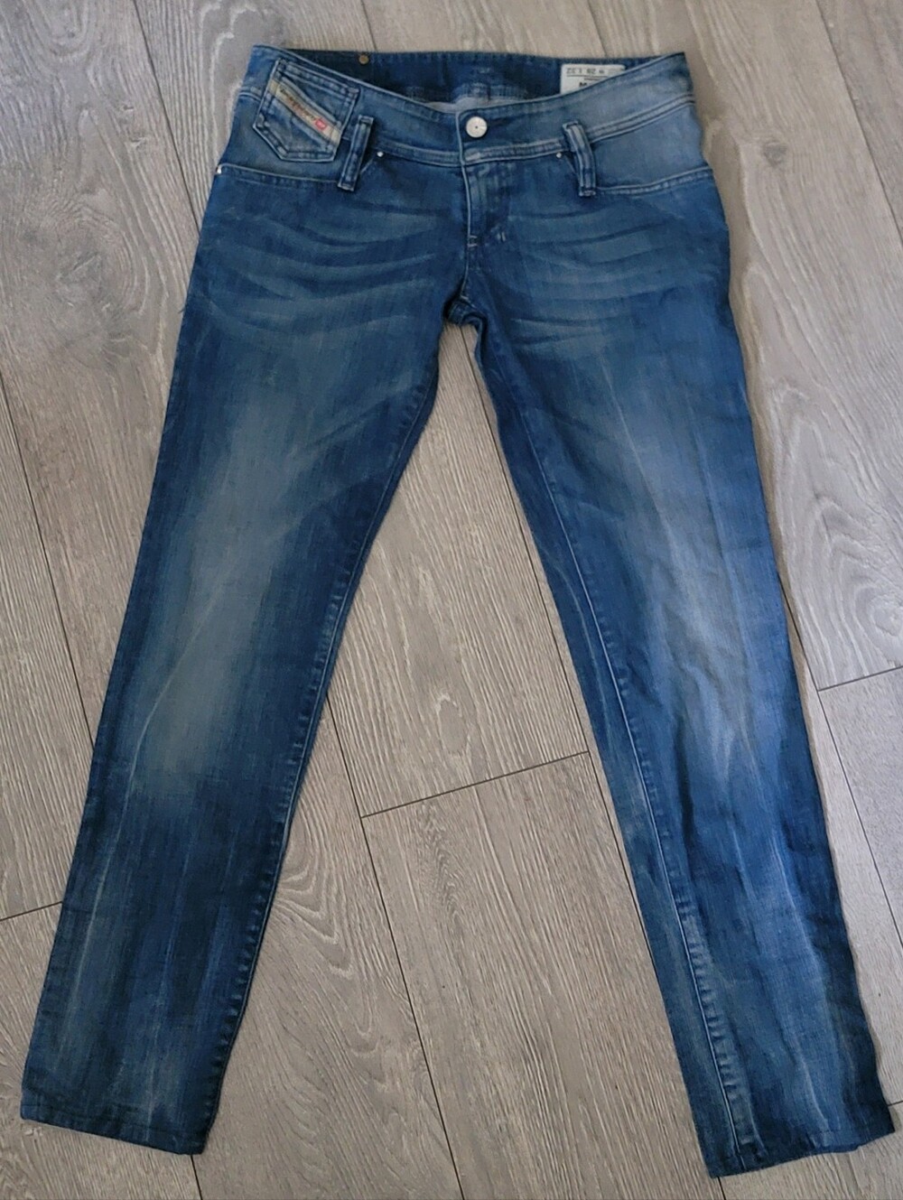 Diesel Women's Skinny Jeans - Dark Blue Faded Wash